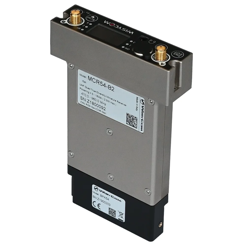Wisycom MCR54-B12 Multiband 4-Channel Receiver - Image 2