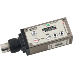 Wisycom MTB40S-EUX_B7-UN-PV-NB-LI LINEAR Plug-on transmitter, 100mW, 470-663 MHz, Ultrasound, titanium grey, narrowband, linear