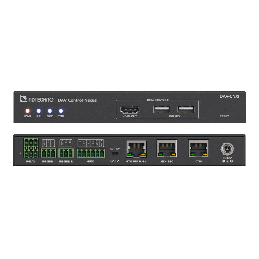 ADTECHNO DAV Control Nexus- Dante Device Control Box
