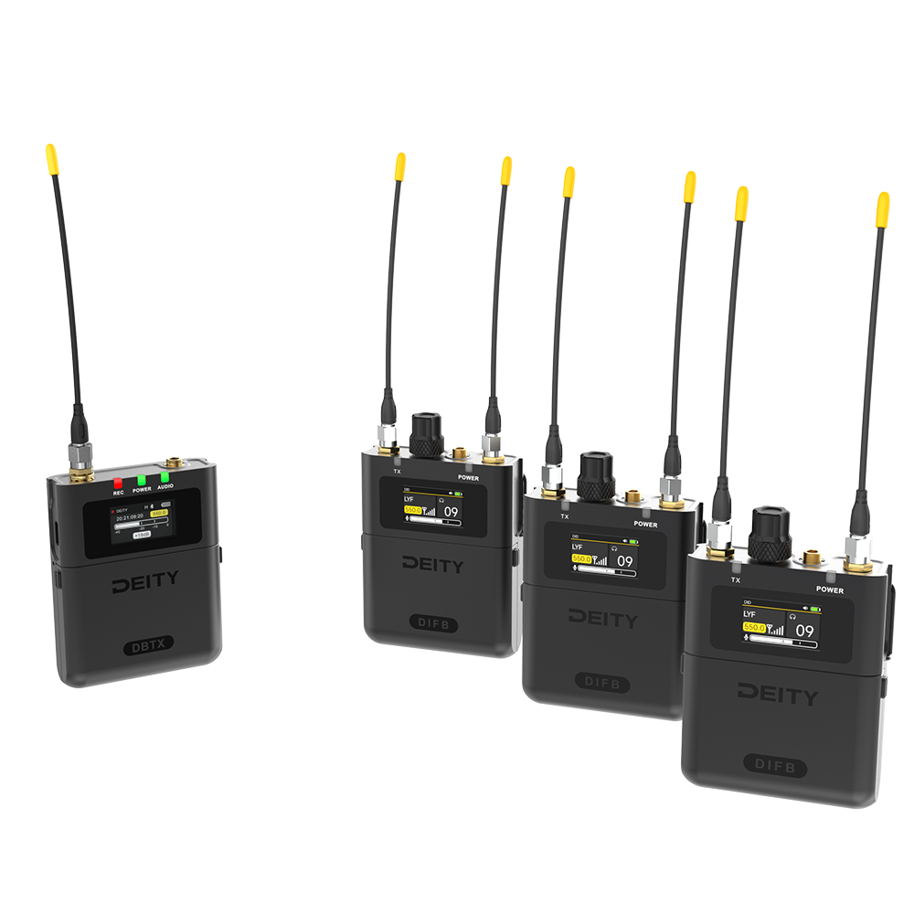 Deity THEOS DIFB Kit (Includes 3× DIFB Receivers, 1× DBTX Transmitter, plus Accessories)