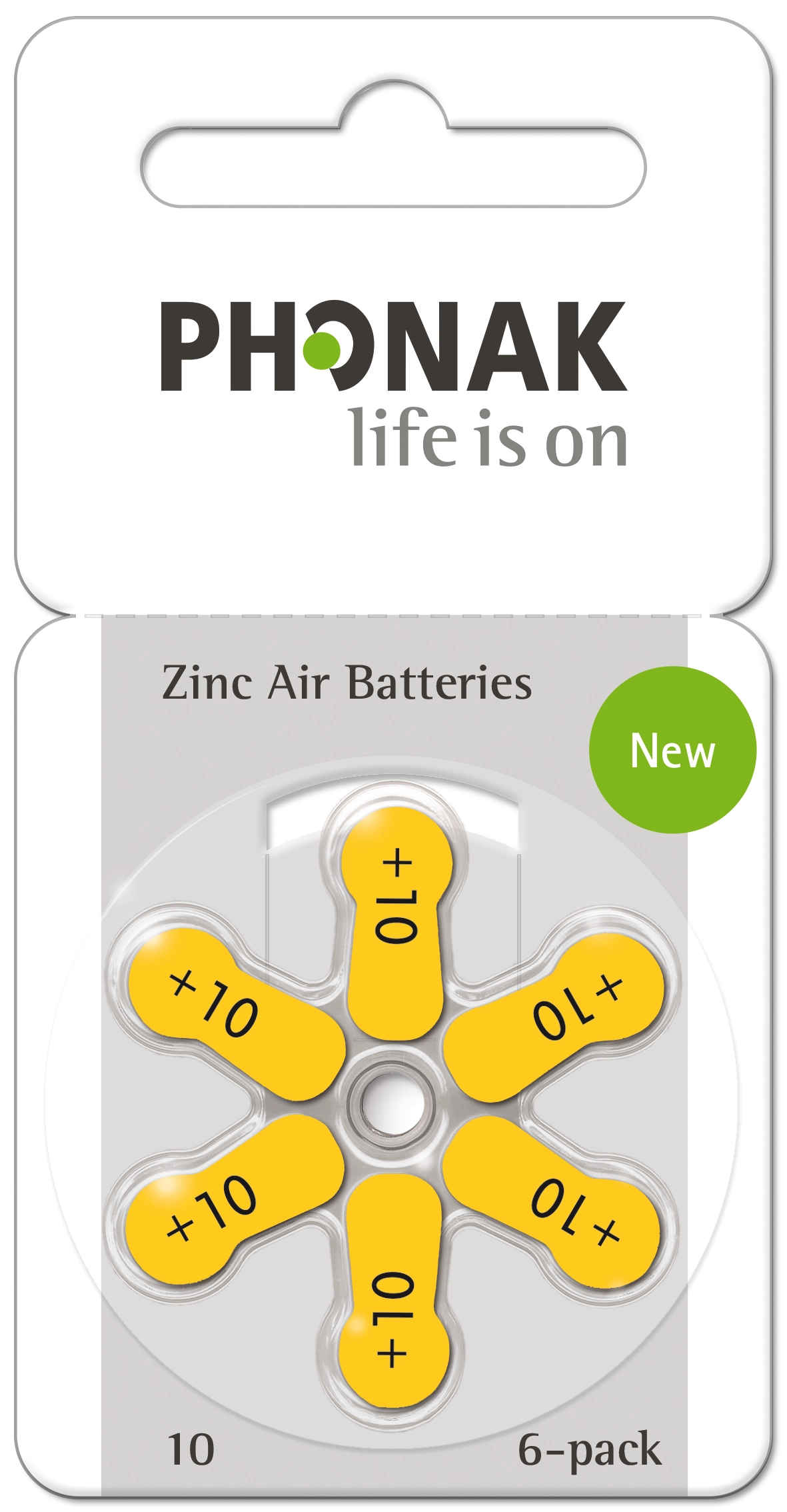 Phonak Battery 10 PowerOne Phonak TFT 6 BLI